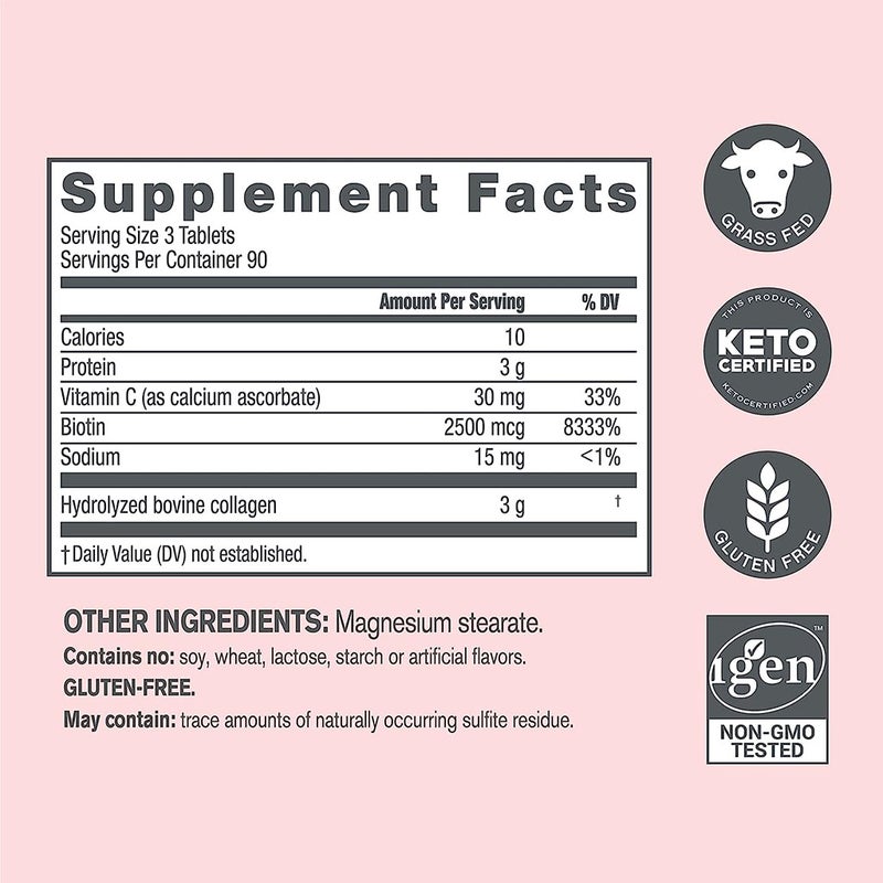 NeoCell Super Collagen + Vitamin C & Biotin Tablets For healthy skin, hair, nails & joints 180's