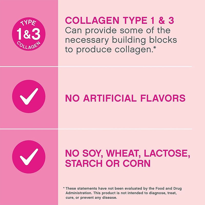 NeoCell Super Collagen Peptides Collagen Type 1 & 3 Powder Unflavored For healthy skin, hair & nails 400g