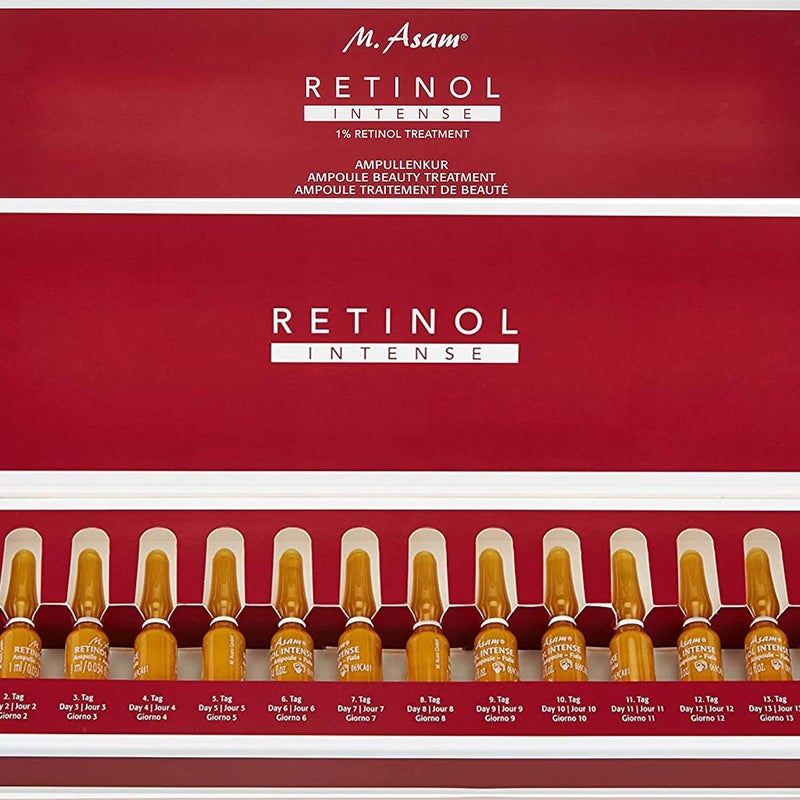 M. Asam Retinol Intense Retinol 1% Treatment Ampoule 1ml, Pack of 14's
