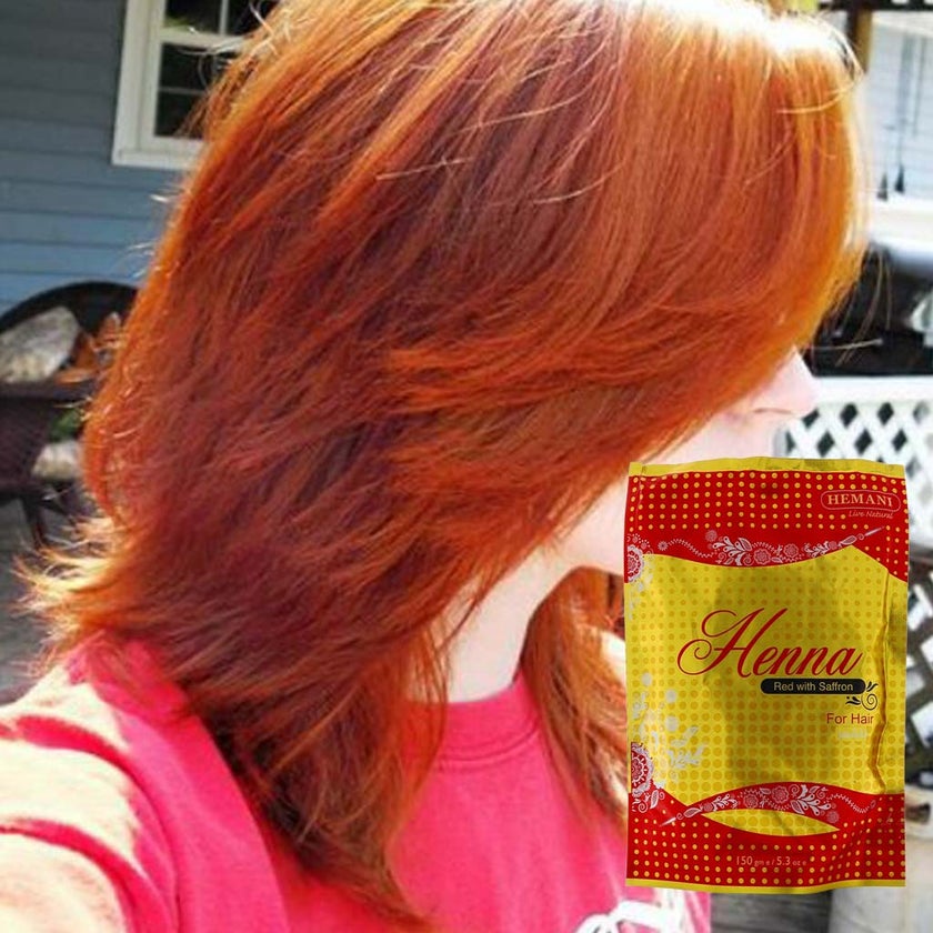 Hemani Henna Red Powder With Saffron 150g