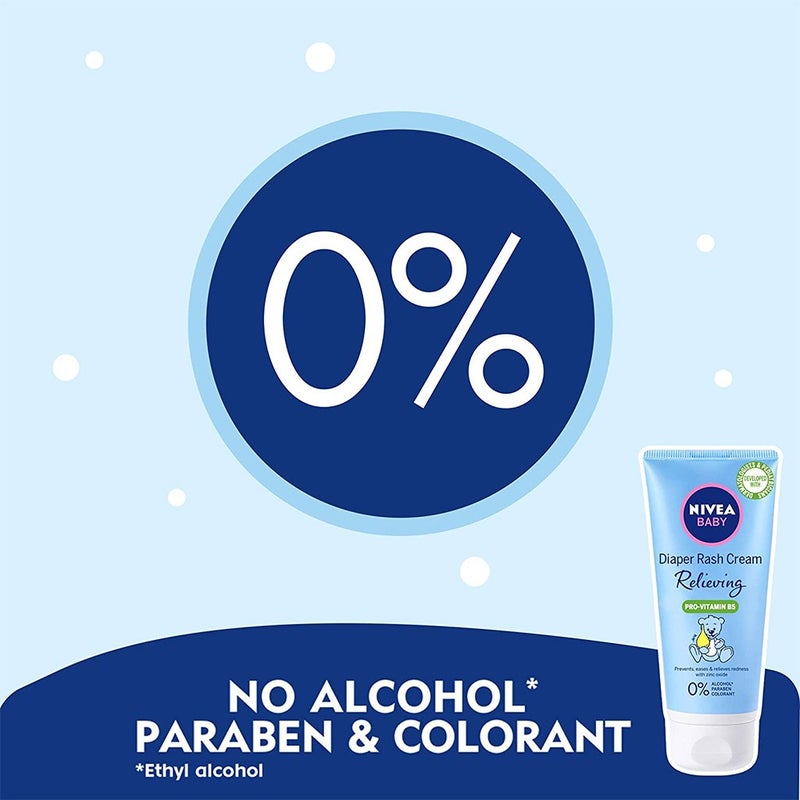 Nivea Baby Relieving Diaper Rash Cream With Pro-Vitamin B5 100ml