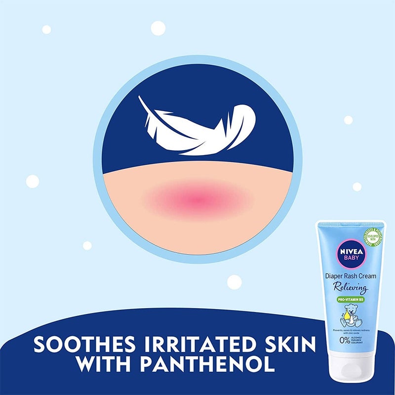 Nivea Baby Relieving Diaper Rash Cream With Pro-Vitamin B5 100ml