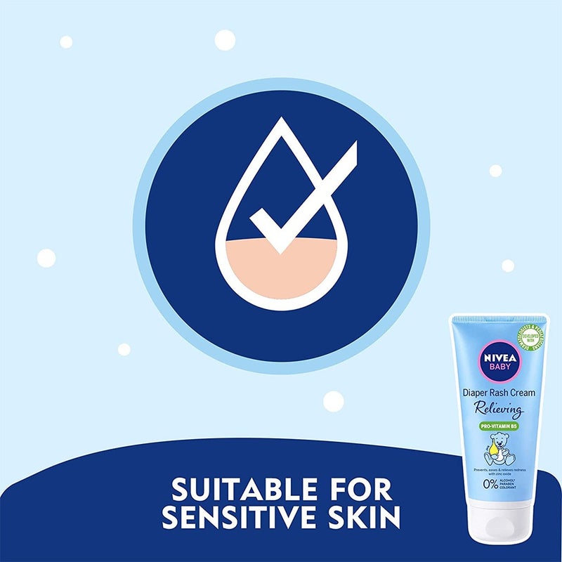 Nivea Baby Relieving Diaper Rash Cream With Pro-Vitamin B5 100ml