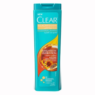 Clear Scalpfoods Weightless Hydration Anti-Dandruff Shampoo With Chia Seed Extracts 400ml