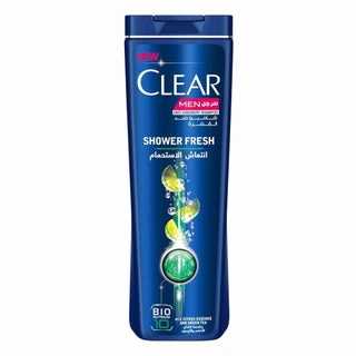 Clear Men Shower Fresh Anti-Dandruff Shampoo With Citrus Essence And Green Tea 400ml