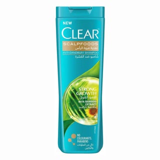 Clear Scalpfoods Strong Growth Anti-Dandruff Shampoo With Bamboo Extracts 400ml