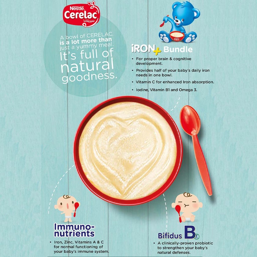Nestle Cerelac Wheat Infant Cereals From 6 Months 1Kg