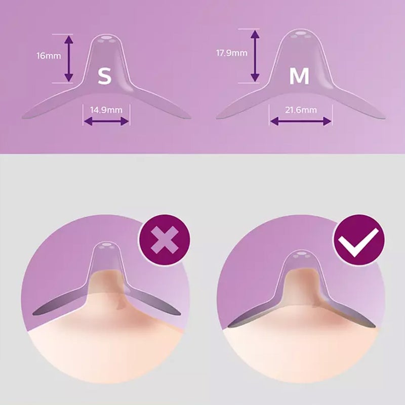 Philips Avent Nipple Shield For Mom - Small, Pack of 2's SCF153/01