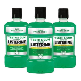 Listerine Teeth & Gum Defence Mouthwash 250ml 2+1 PROMO PACK