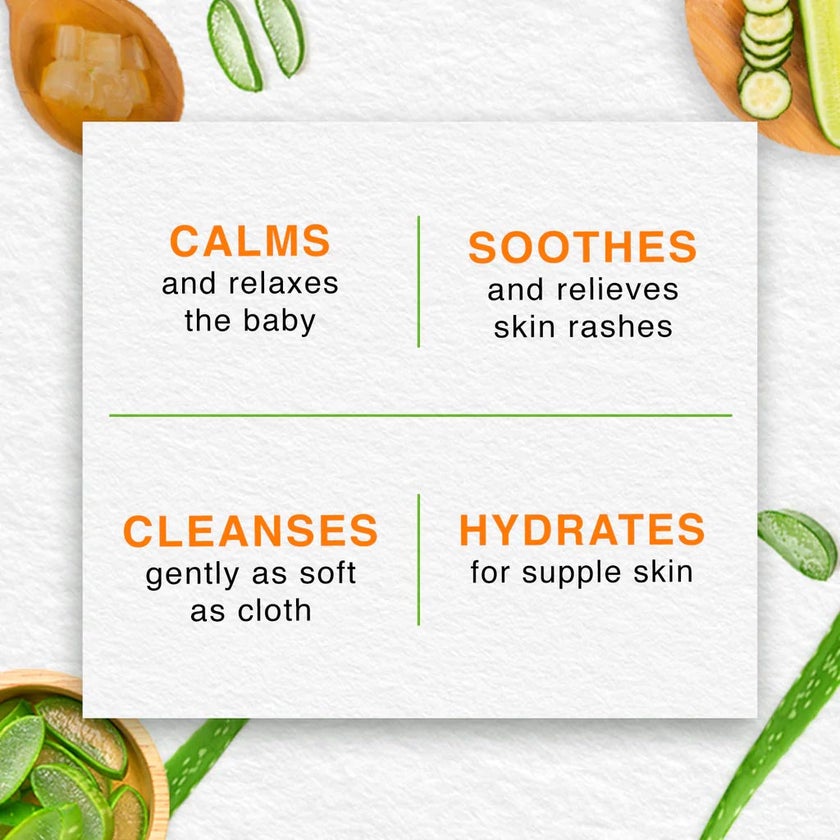 Himalaya Soothing & Protecting Baby Wipes 56's Pack of 3's