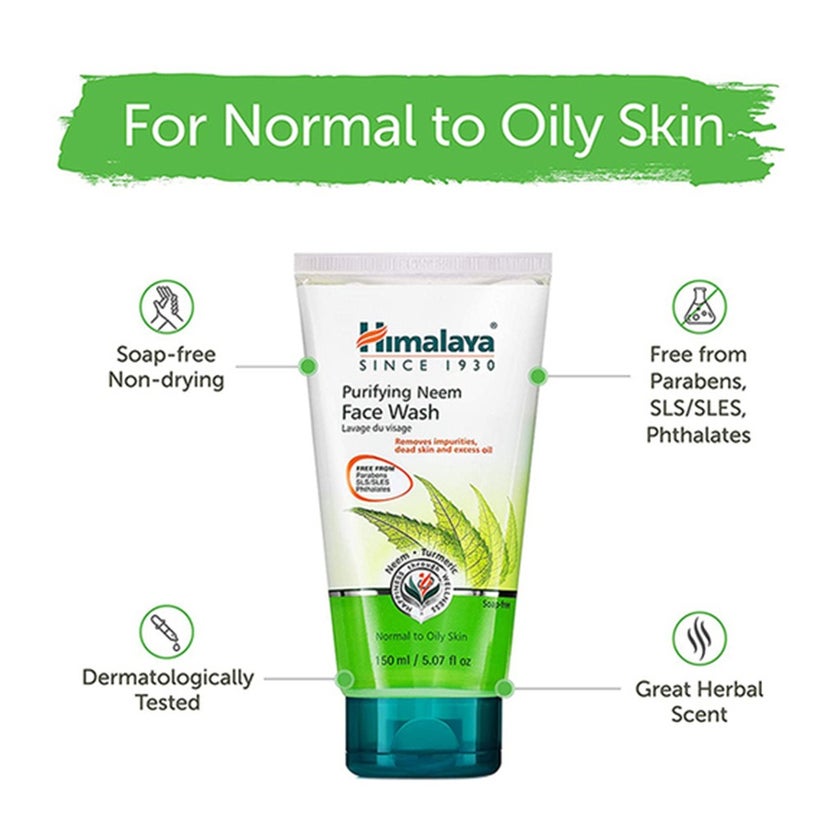 Himalaya Purifying Neem Face Wash With Turmeric 150ml