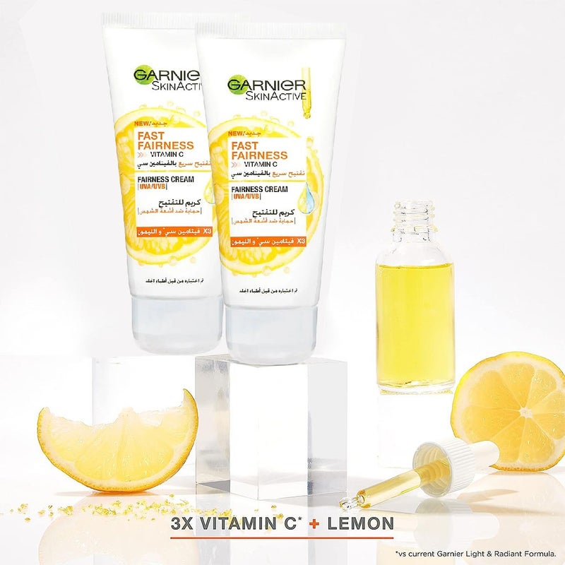 Garnier SkinActive Fast Fairness Day Cream With 3x Vitamin C & Lemon 100ml