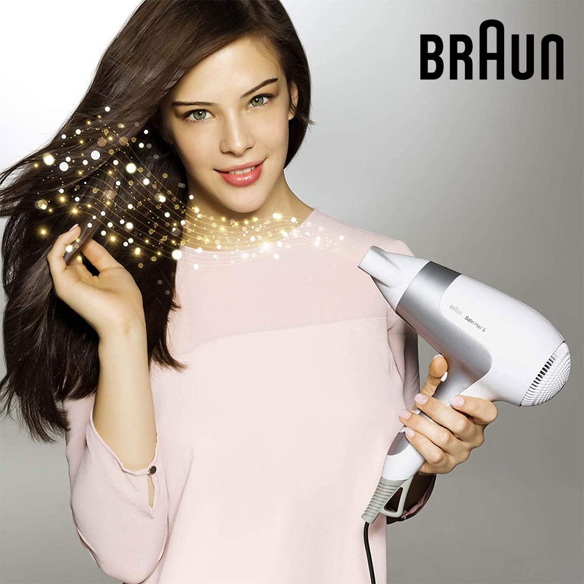 Braun Satin Hair 5 Hair Dryer HD585 With Diffuser And Ionic Function