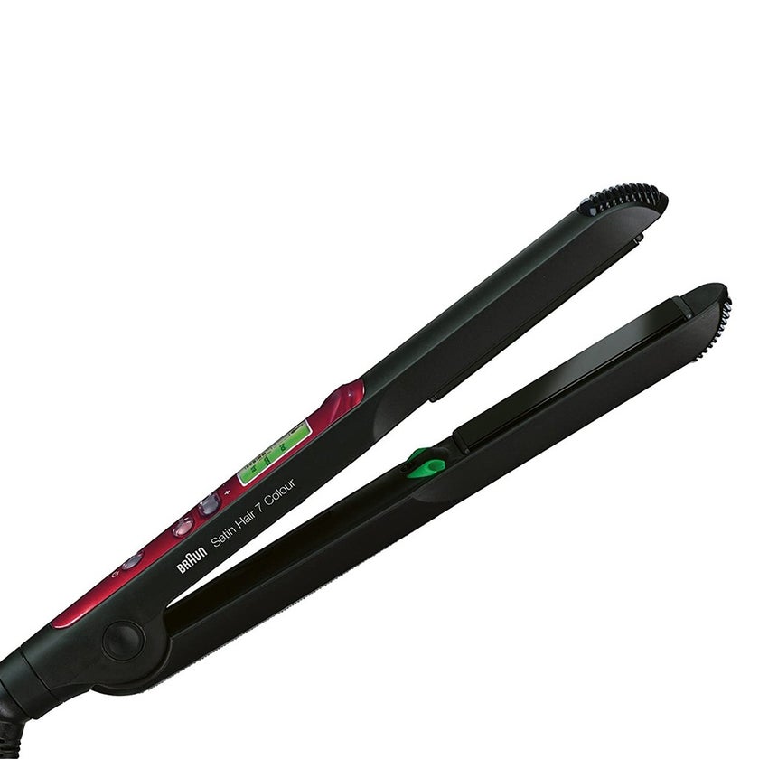 Braun Satin Hair 7 Hair Straightener With Color Saver And Iontec Technology Straightener ST750