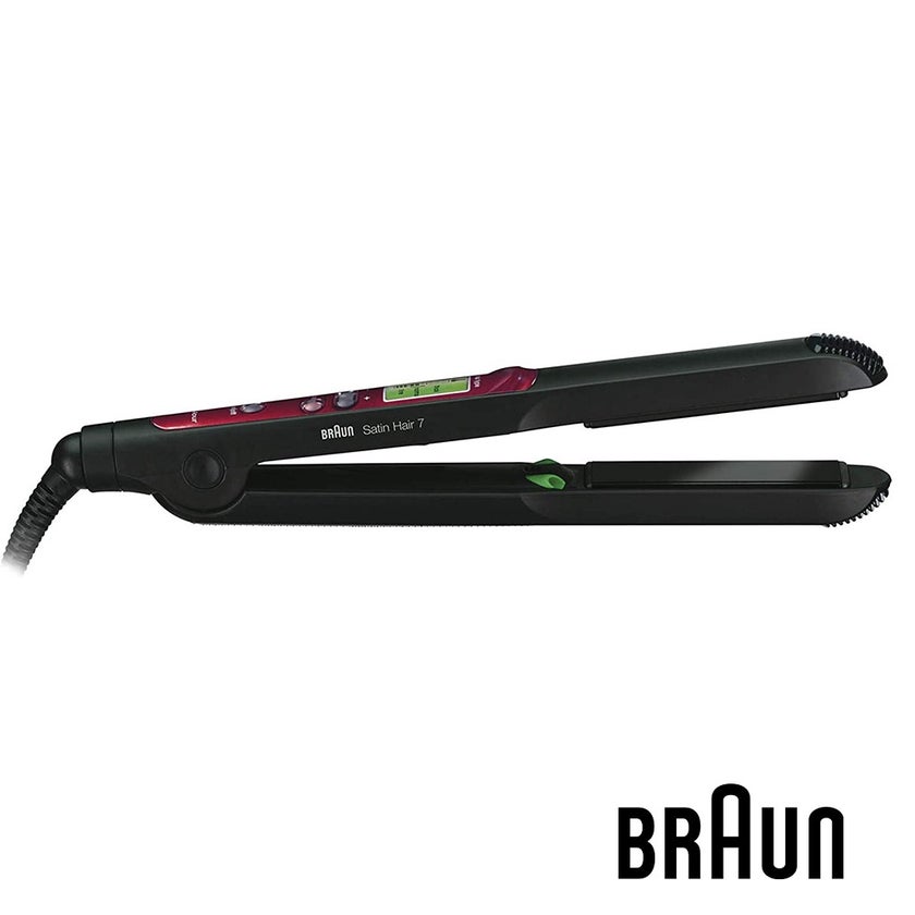 Braun Satin Hair 7 Hair Straightener With Color Saver And Iontec Technology Straightener ST750