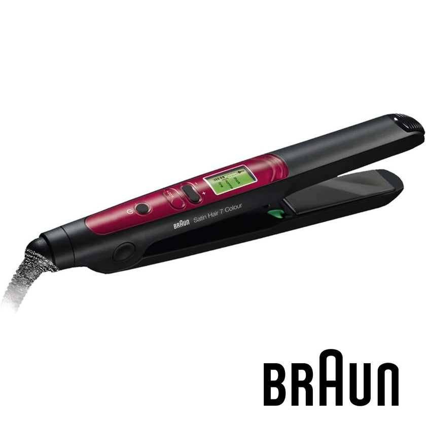 Braun Satin Hair 7 Hair Straightener With Color Saver And Iontec Technology Straightener ST750