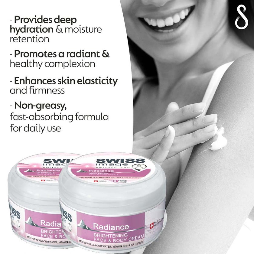 Swiss Image Radiance Brightening Face & Body Cream 200ml