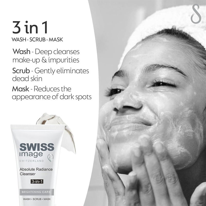 Swiss Image Brightening Care Absolute Radiance 3-In-1 Facial Cleanser For All Skin Types 100ml