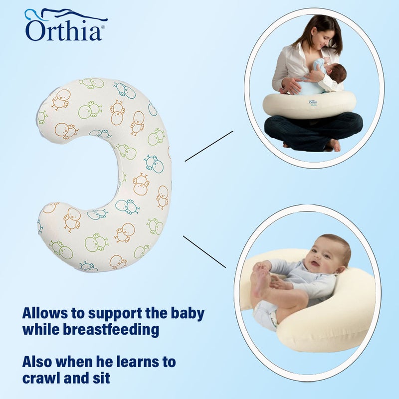 Orthia Baby Breast Feeding Pillow, Pattern 2, Pack of 1's