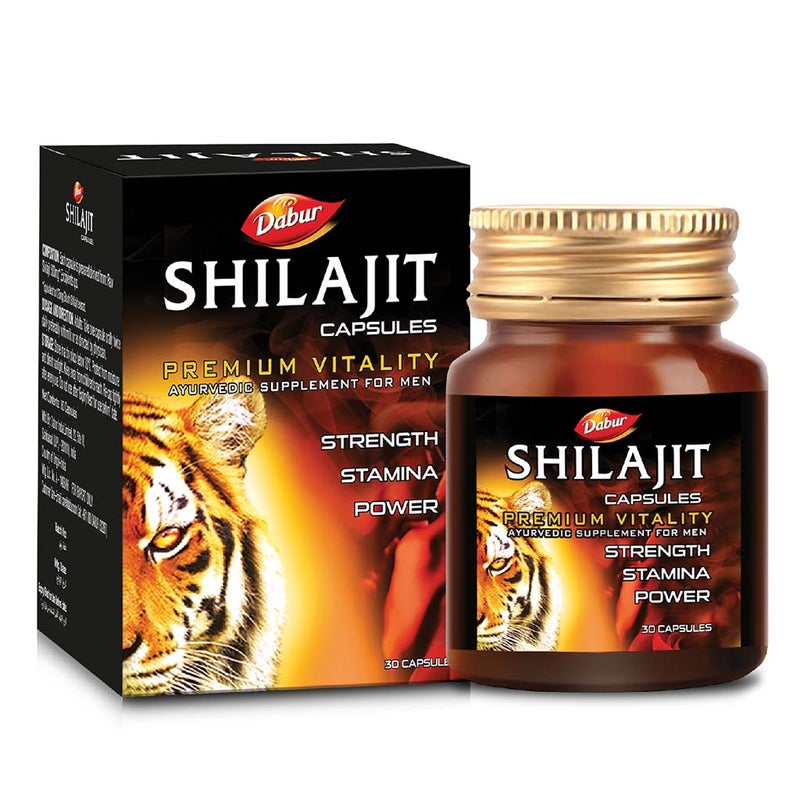 Dabur Shilajit Capsules For Vigour And Health, Pack of 30's