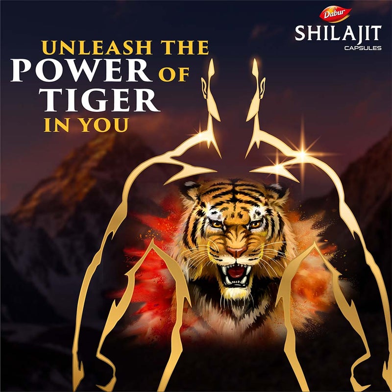 Dabur Shilajit Capsules For Vigour And Health, Pack of 30's