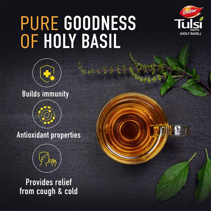 Dabur 100% Ayurvedic Tulsi Drops Immunity Booster 30ml