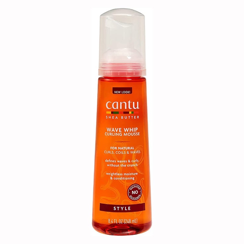 Cantu Natural Hair Shea Butter Wave Whip Curling Mousse 248ml