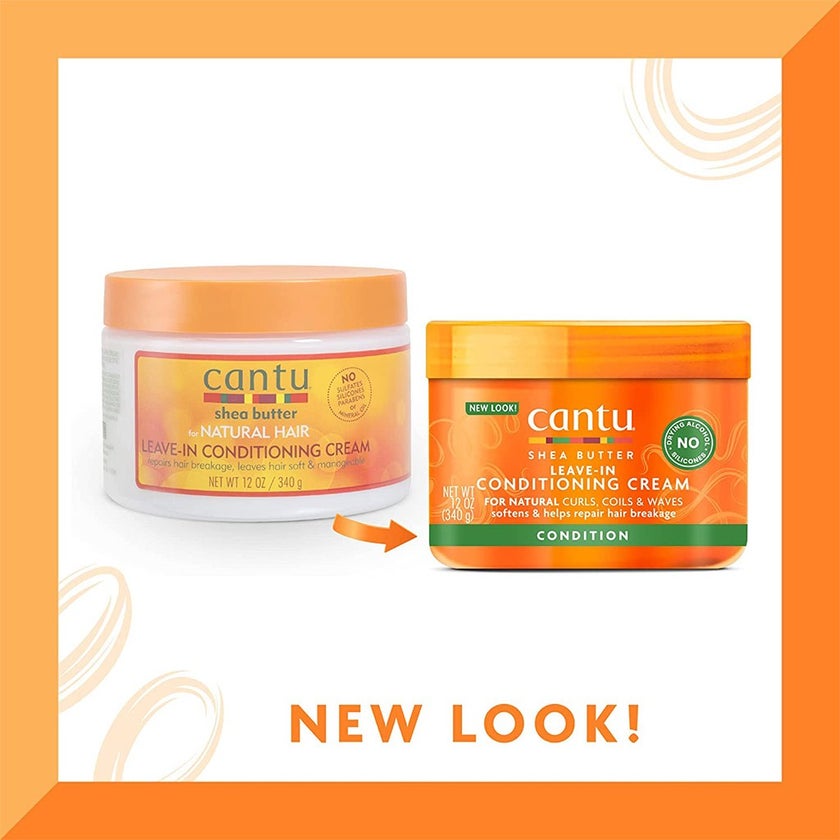 Cantu Natural Hair Leave-In Conditioning Cream With Shea Butter 340g