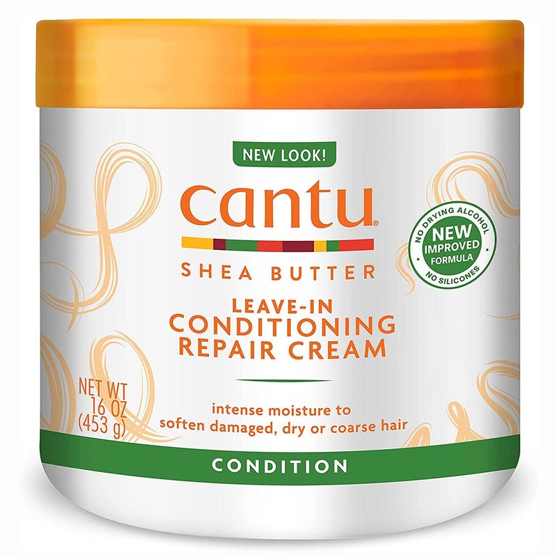 Cantu Shea Butter Leave-In Conditioning Repair Cream For Damaged Hair 453g