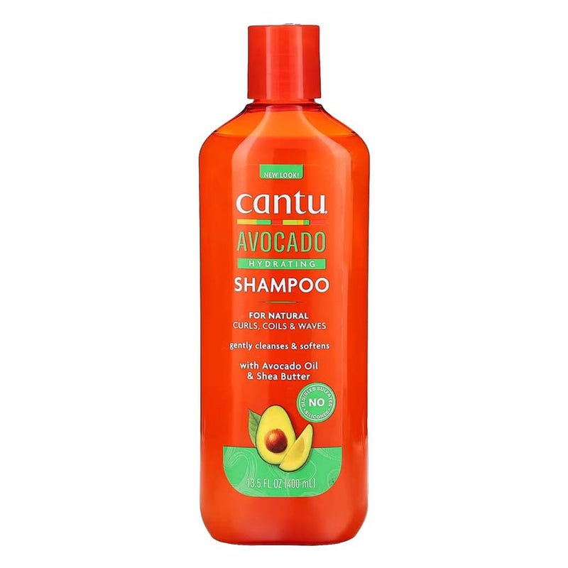 Cantu Avocado Oil & Shea Butter Hydrating Shampoo For Dry & Brittle Hair 400ml
