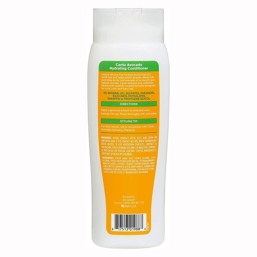 Cantu Avocado Oil & Shea Butter Hydrating Conditioner For Dry & Brittle Hair 400ml