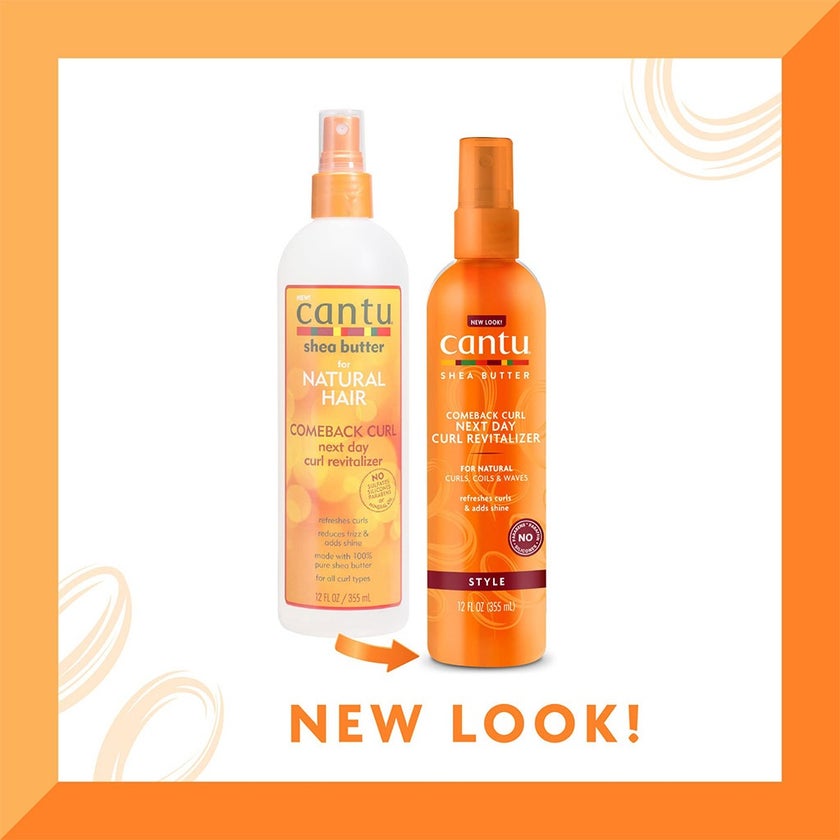 Cantu Natural Hair Comeback Curl Next Day Curl Revitalizer With Shea Butter 355ml