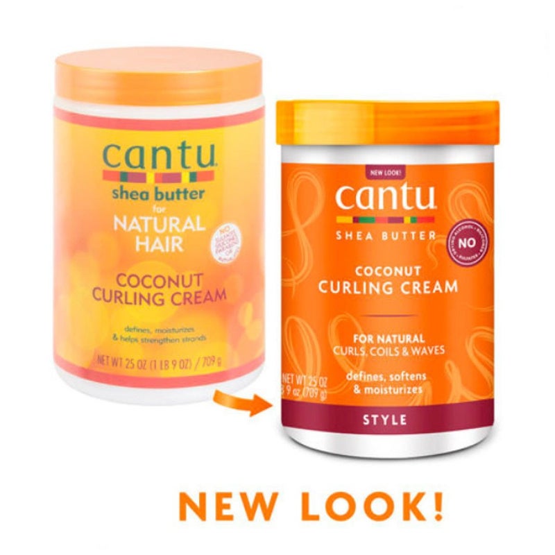 Cantu Natural Hair Shea Butter Sulfate & Paraben Free Coconut Curling Cream 709g