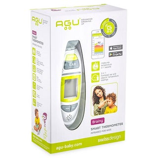 Agu Baby Brainy Smart Infrared 3 In 1 Thermometer For Kids Green/White 97130