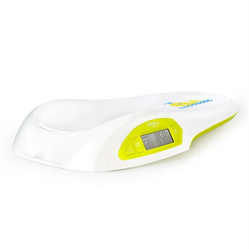 Agu Baby Wally Electronic Baby Scale With Stadiometer Green/White 97086