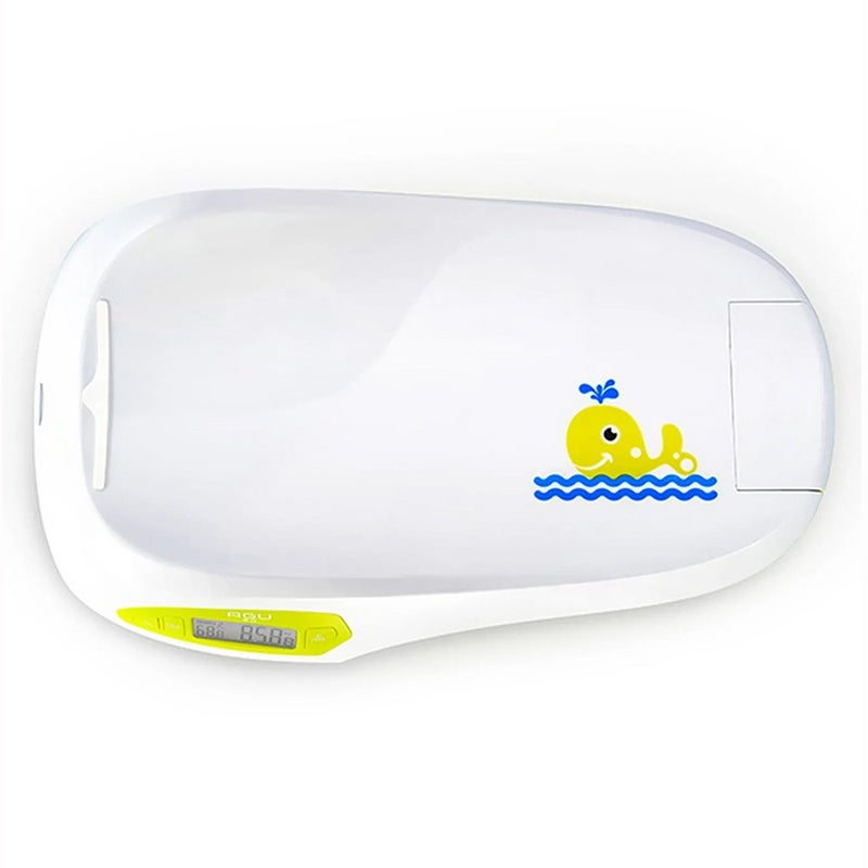 Agu Baby Wally Electronic Baby Scale With Stadiometer Green/White 97086
