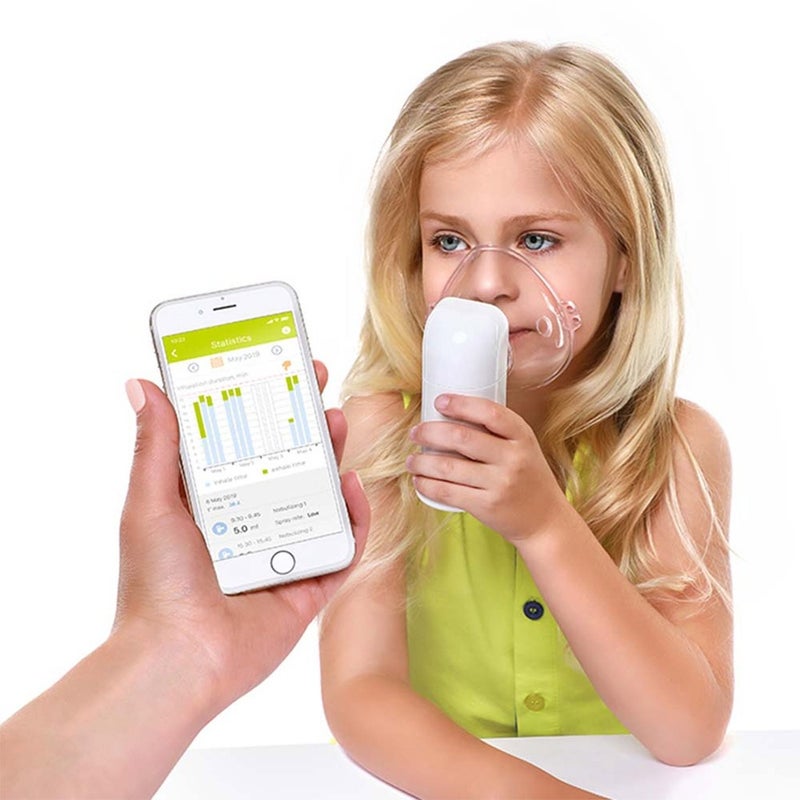 Agu Baby Weezy Smart Mesh Nebulizer-White 97079