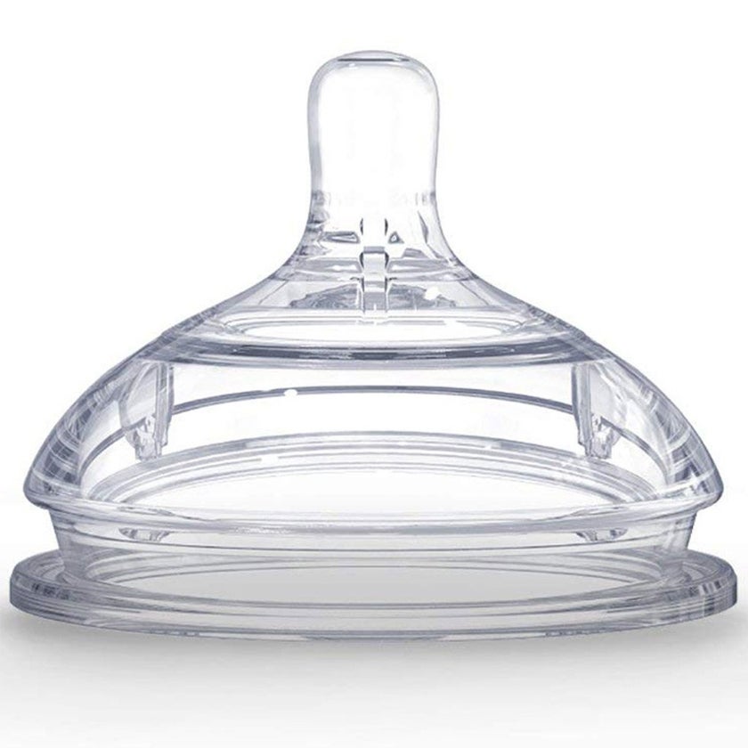 Comotomo Natural Teat Silicone Nipple Slow Flow, Pack of 2's
