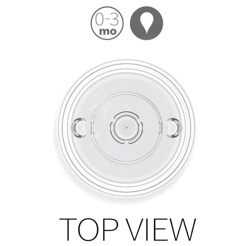 Comotomo Natural Teat Silicone Nipple Slow Flow, Pack of 2's