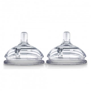 Comotomo Natural Teat Silicone Nipple Medium Flow, Pack of 2's