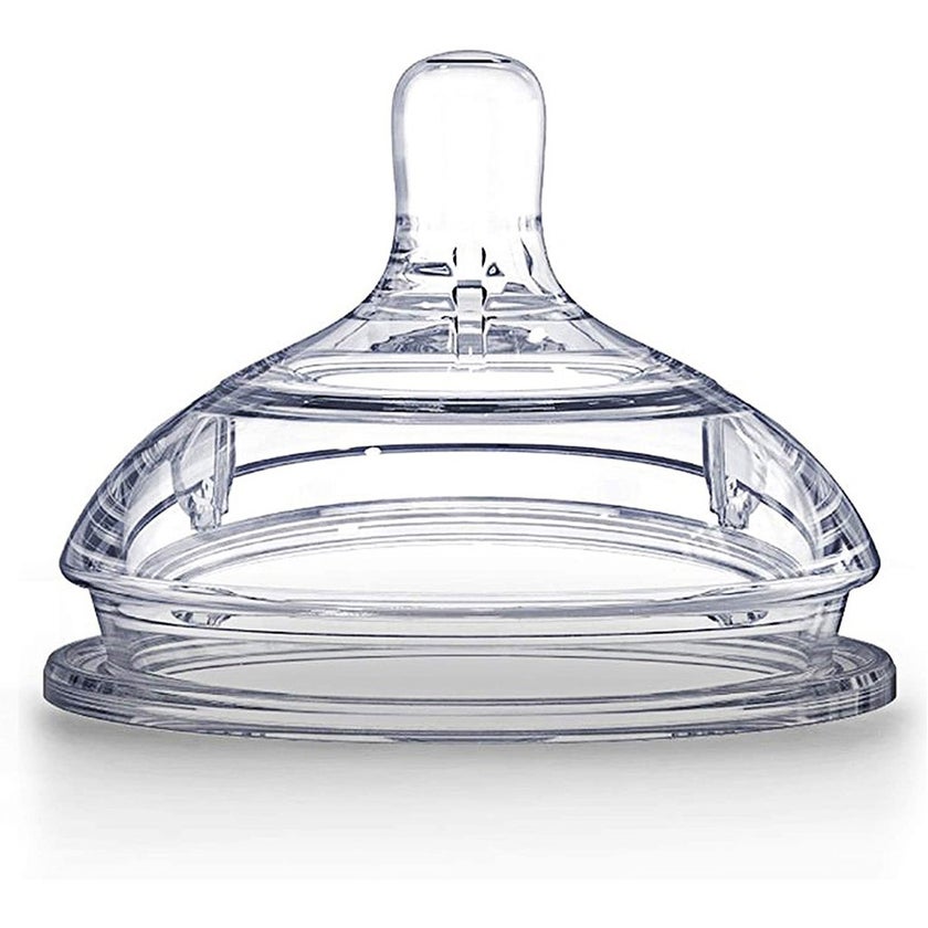 Comotomo Natural Teat Silicone Nipple Medium Flow, Pack of 2's