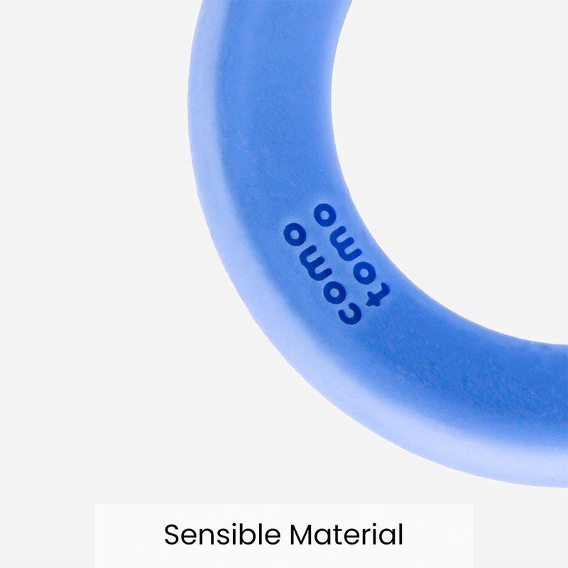 Comotomo Easy To Grab Silicone Baby Teether Blue