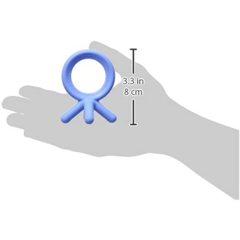 Comotomo Easy To Grab Silicone Baby Teether Blue