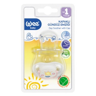 Wee Baby Day Soother With Cap For 0-6 Months Baby, Pack of 1's