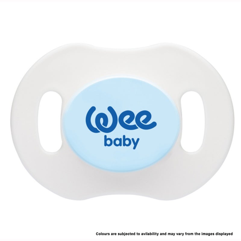 Wee Baby Soft Silicone Night Soother With Cap For 6-18 Month Baby, Pack of 1's