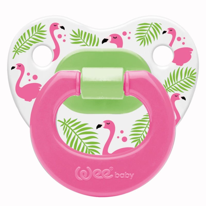 Wee Baby Patterned Body Orthodontic Soother For 0-6 Months Baby, Pack of 1's