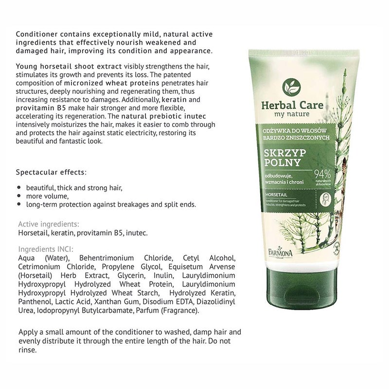 Farmona Herbal Care Horsetail Conditioner For Damaged Hair 200ml