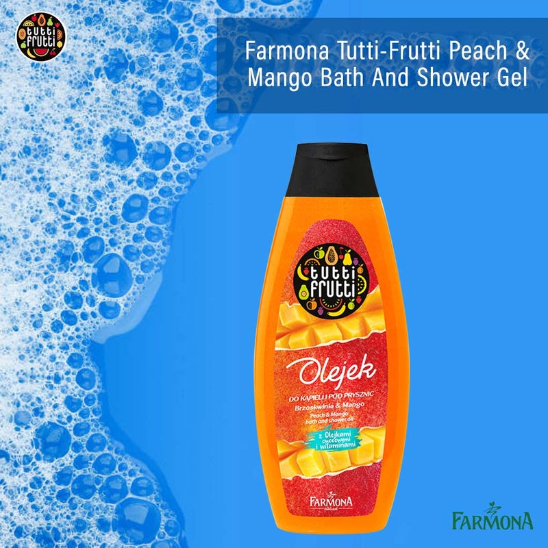 Farmona Tutti-Frutti Peach & Mango Bath And Shower Gel 425ml