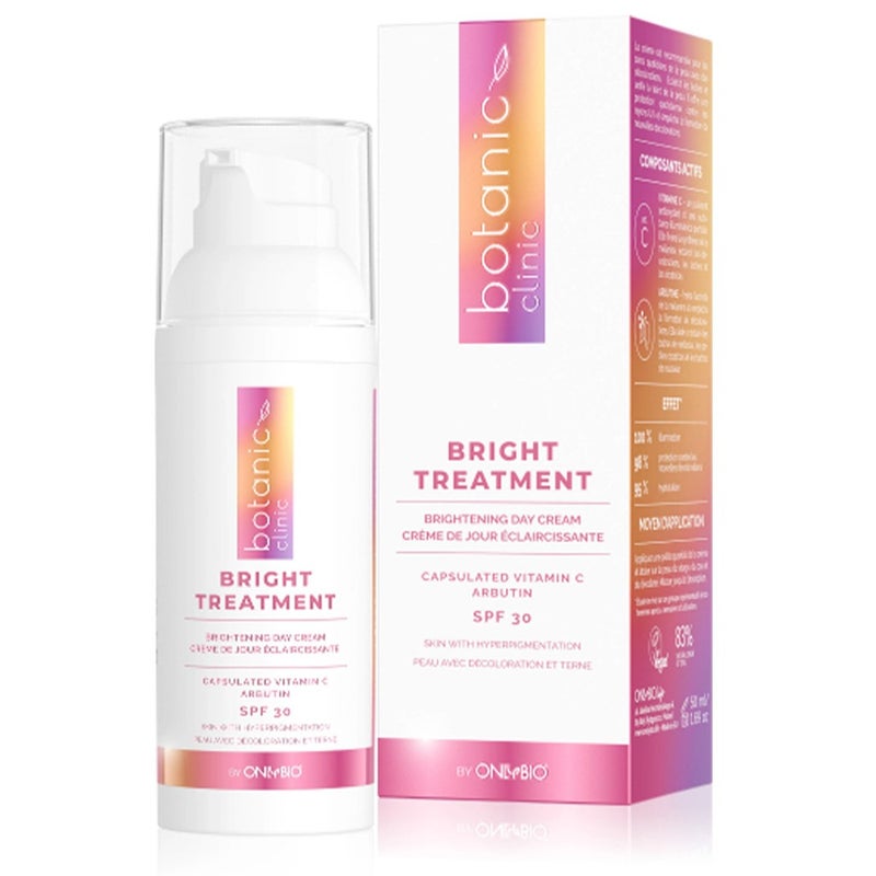 OnlyBio Botanic Clinic Bright Treatment SPF 30 Brightening Day Cream For Hyperpigmentation 50ml