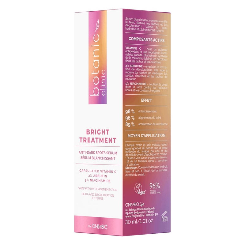 OnlyBio Botanic Clinic Bright Treatment Anti-Dark Spots Serum 30ml